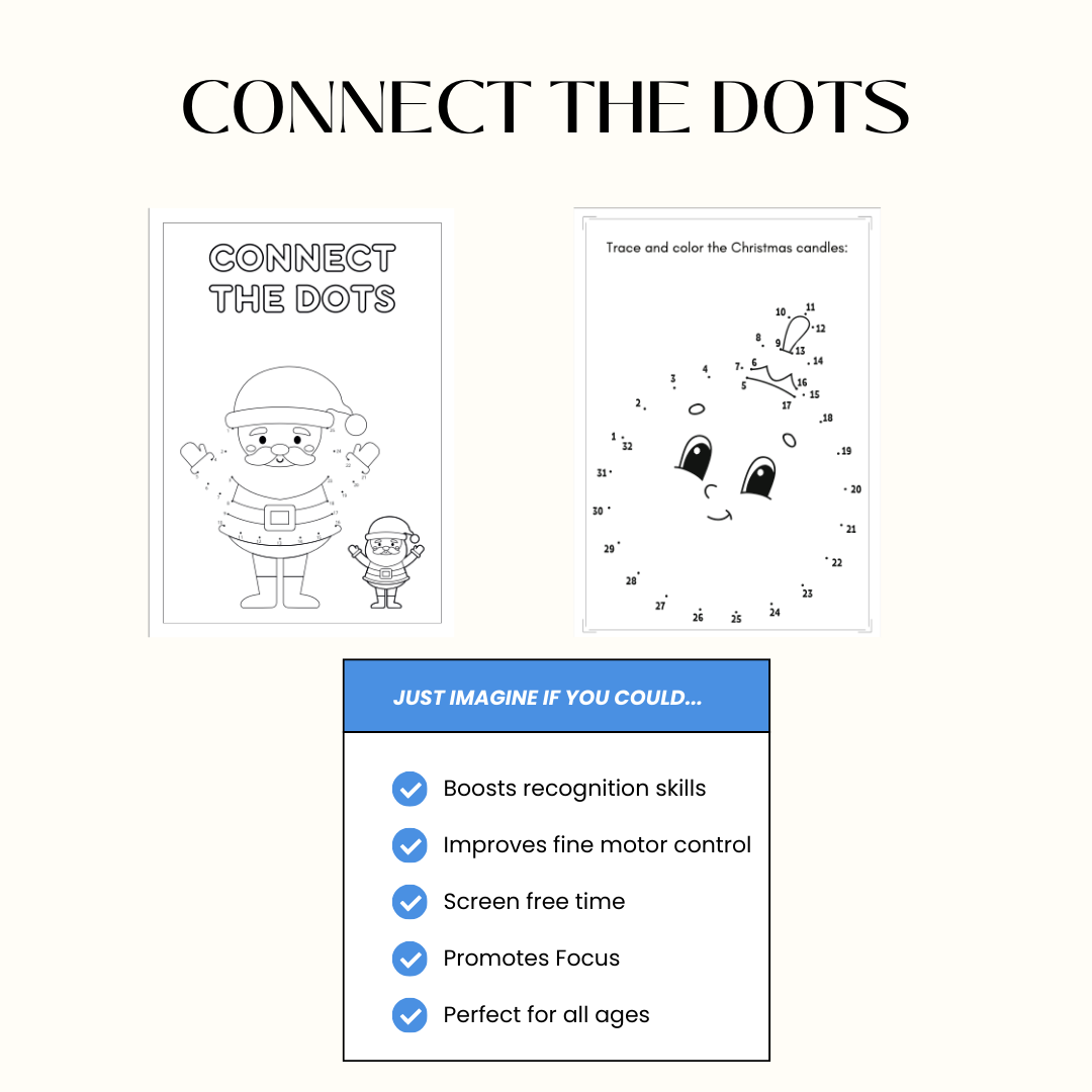 Connect-the-Dots Discovery Book - Instant Download