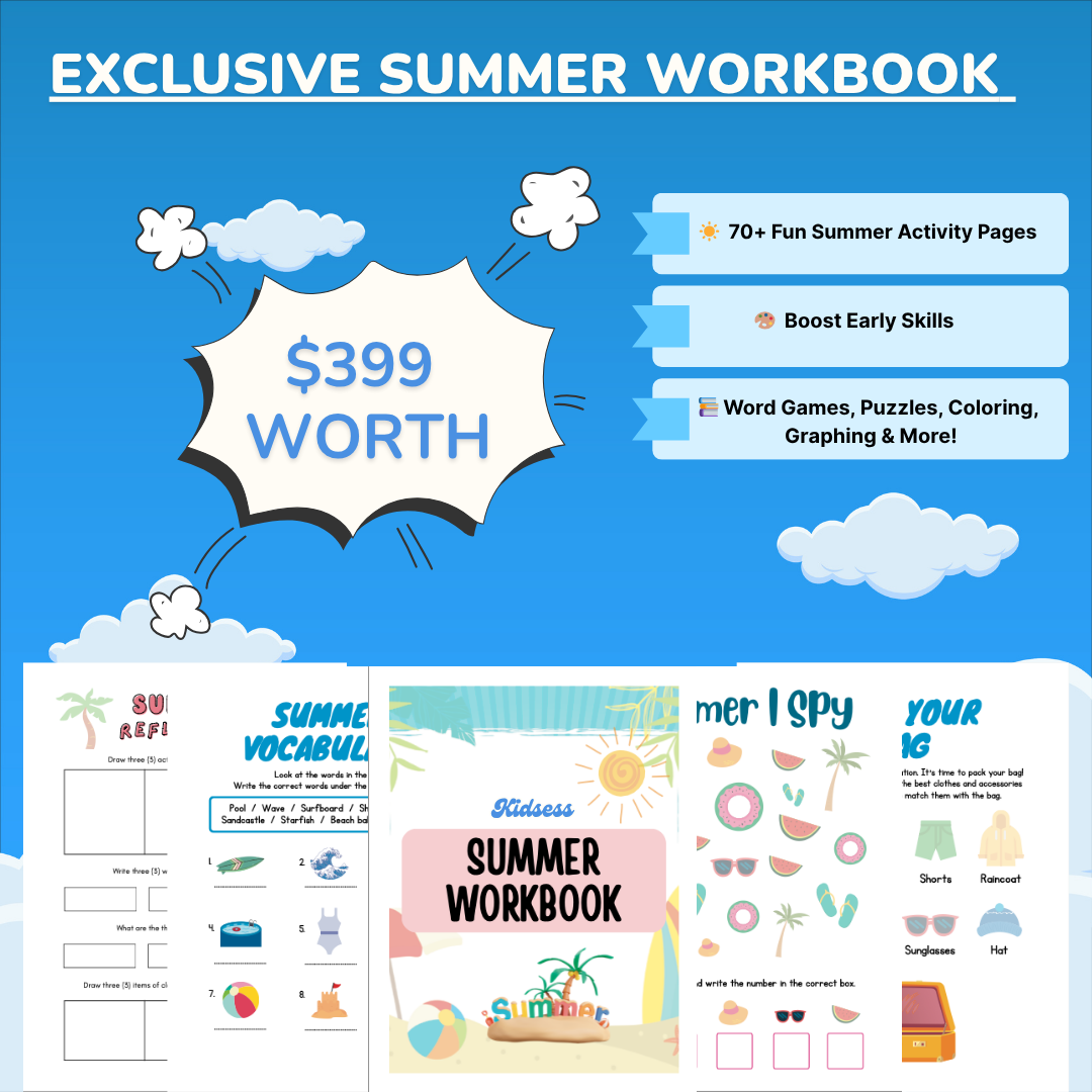Exclusive Summer Adventure Workbook