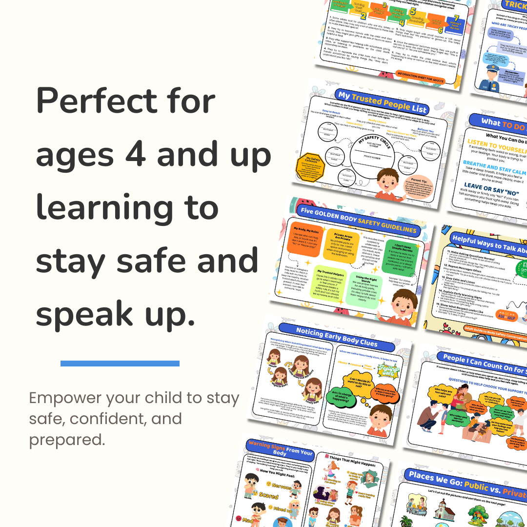 My Body My Choice for Kids: A Safety Workbook Collection