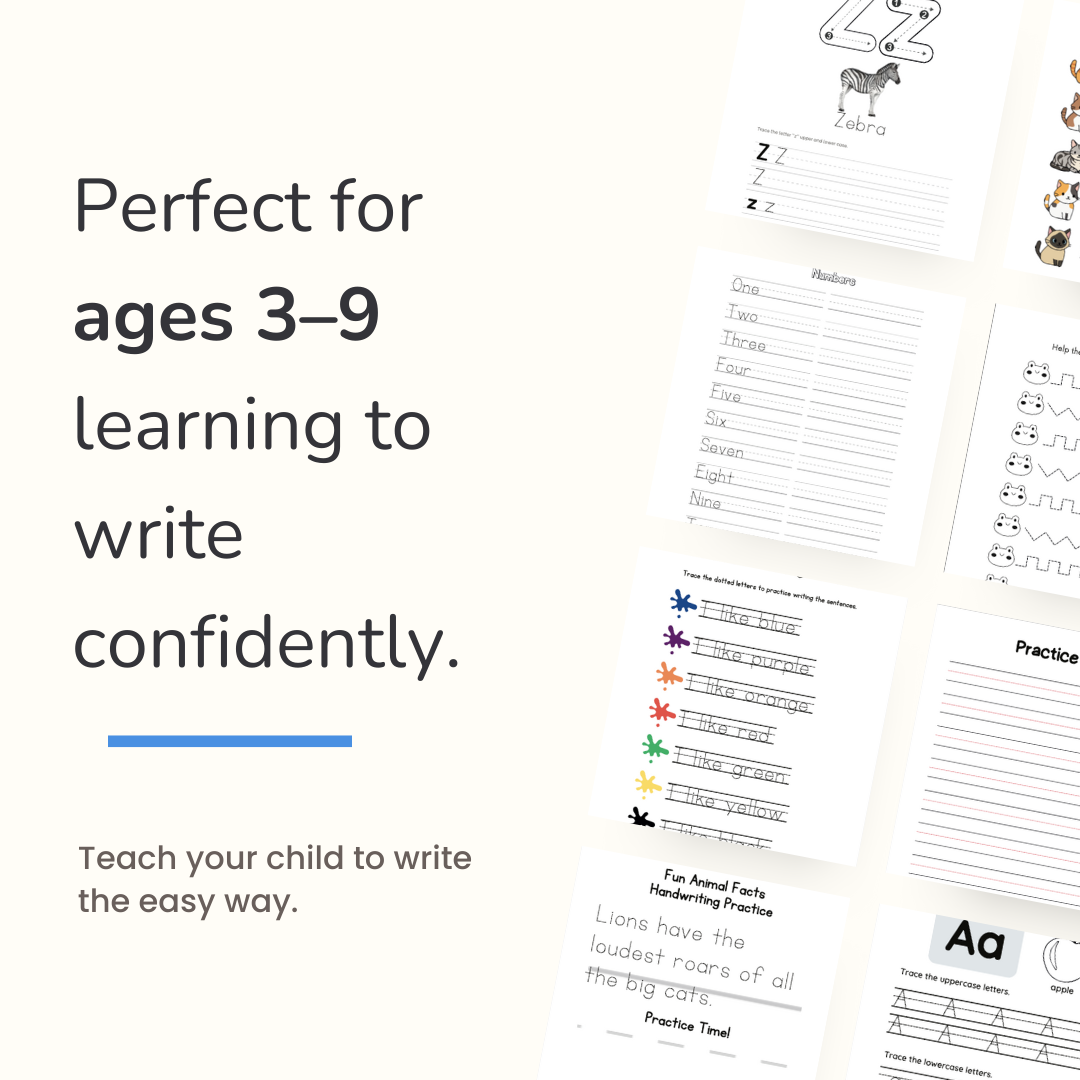 Handwriting Hero: The Complete Writing Bundle - Instant Download