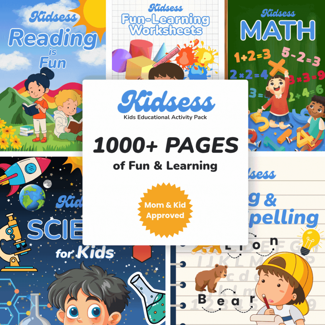 Kids Educational Activity Pack 1,000+ Pages