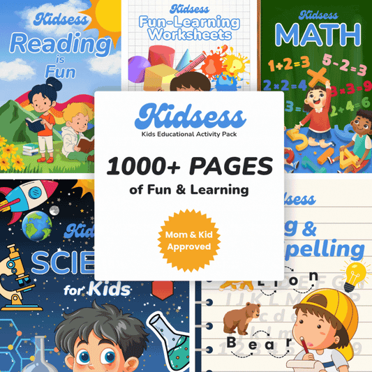 Kids Educational Activity Pack 1,000+ Pages
